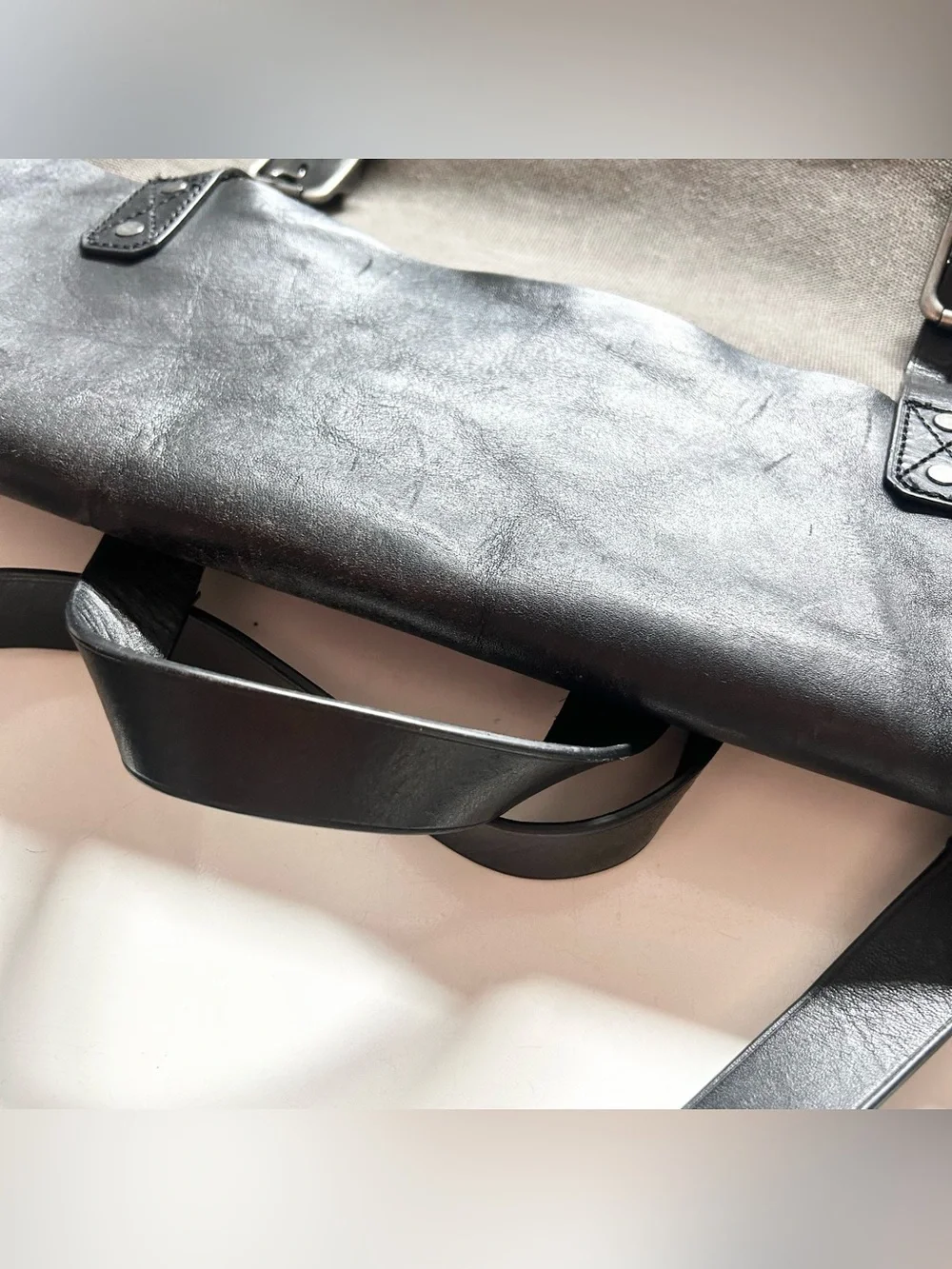 Banana Republic Vintage Style Messenger Bag Tote